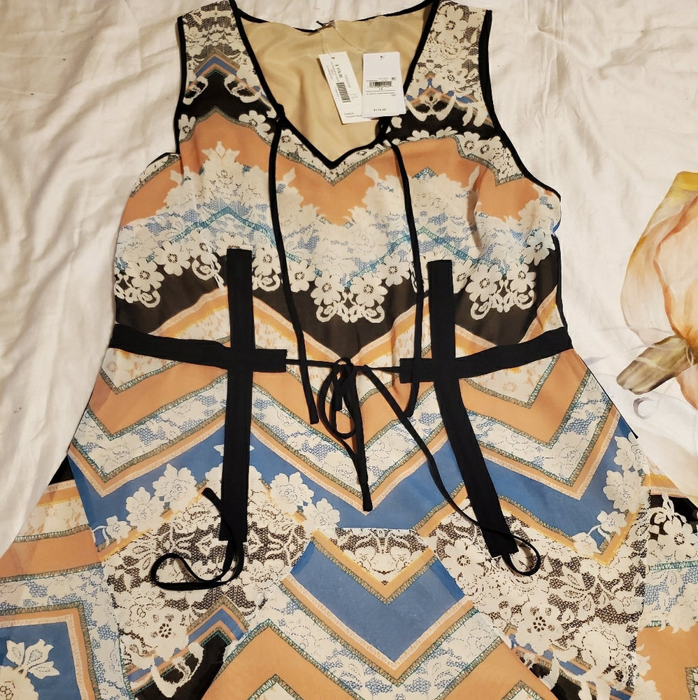 NWT Guess Hartley Drawstring Dress